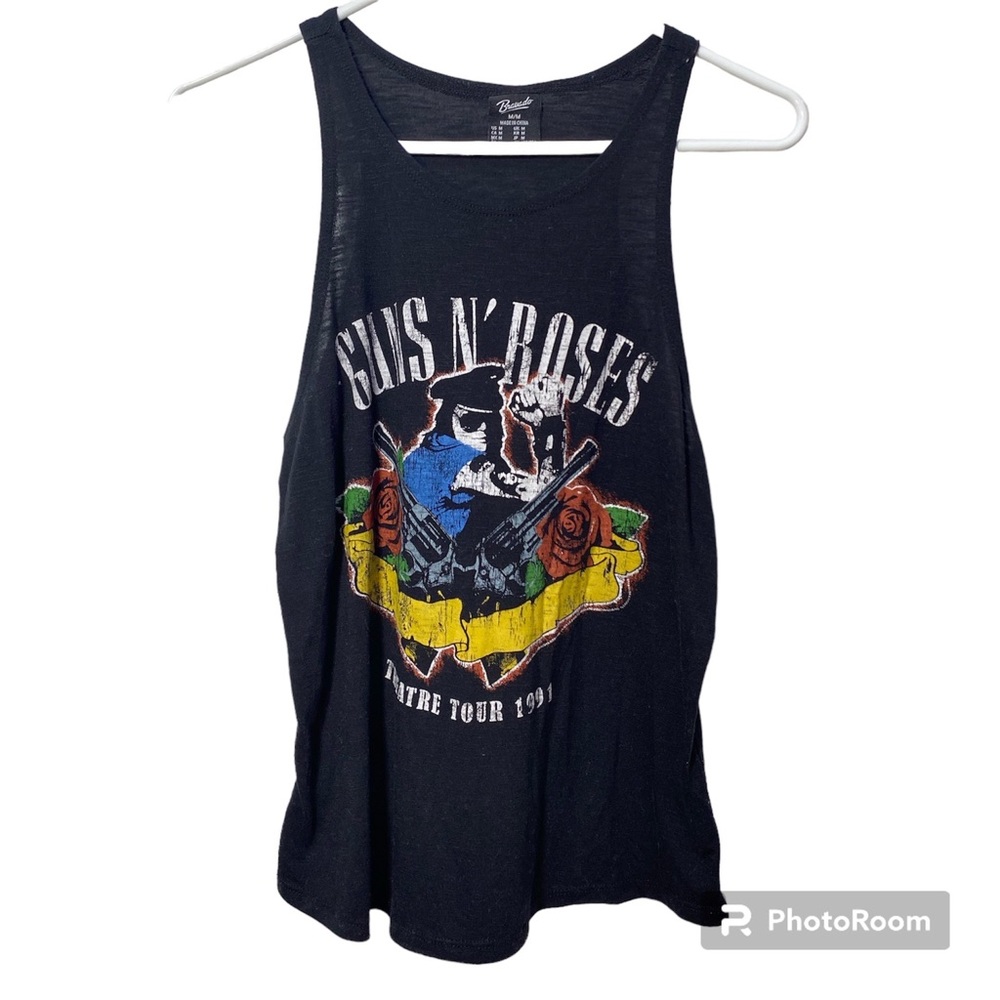Guns N Roses Theatre Tour 1991 Tank Top Bravado Band Shirt Women’s M Black